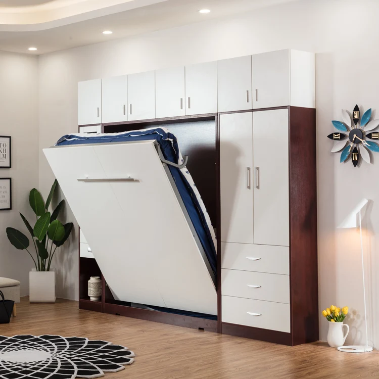 Factory Price Smart Invisible Foldable Wall Bed with Sofa