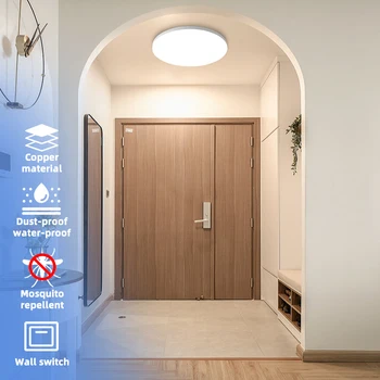For UL Listed 18W-48W Modern Flush Mount LED Ceiling Lights Custom Design for Room Lighting 220V Acrylic Cover CE Rohs Certified