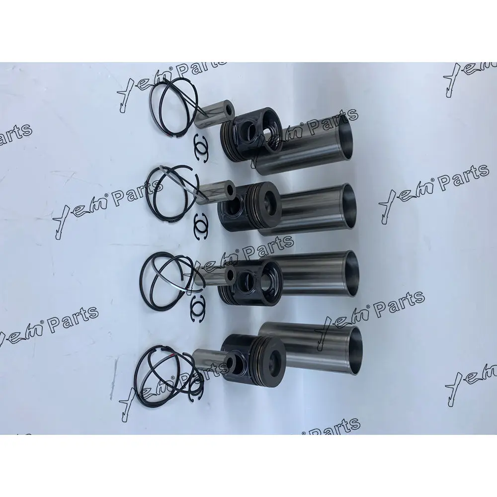 3054 Cylinder Engine Liner Kit With Pistons Ring Set Cylinder Liner for Caterpillar