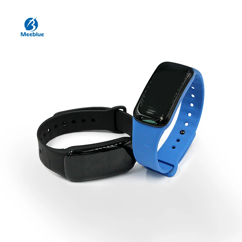 Meeblue Social Distance Proximity tracker bluetooth Personal Alarms Sos  bluetooth Elderly Personal Vibrating Alarm Bracelet