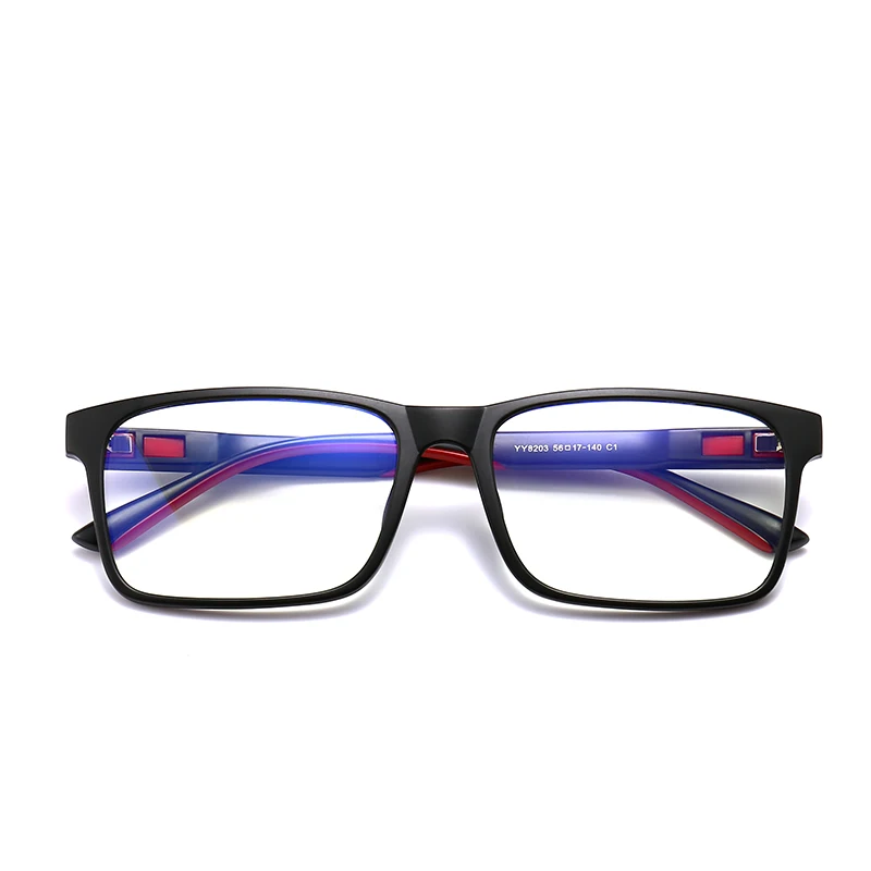 Unisex Fashion Colorful Eyewear TR90 Optical Frames Blue Light Glasses New Design Custom Made for Reading Glasses Diamond Solid