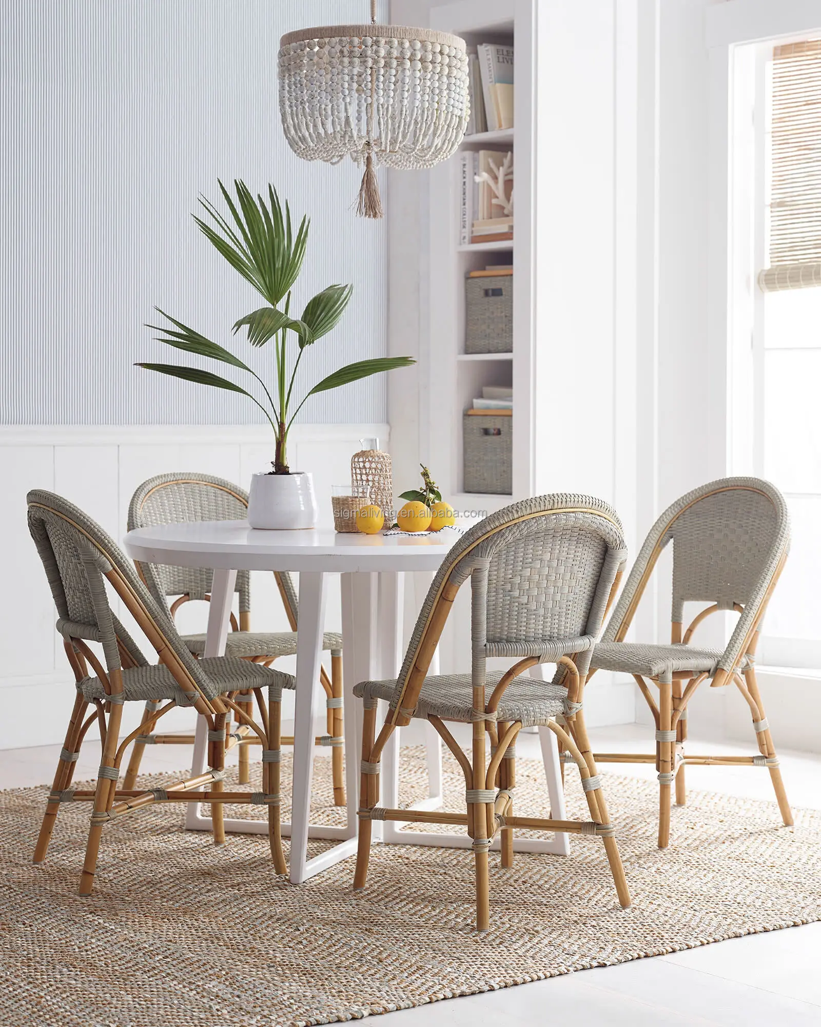 garden dining table set patio furniture aluminum dining table and dining chair set
