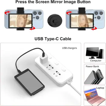 KingMa New Wireless Magnetic Selfie Vlogging Monitor Screen and Mount Vlogging Kit for Mobile Phone detail image