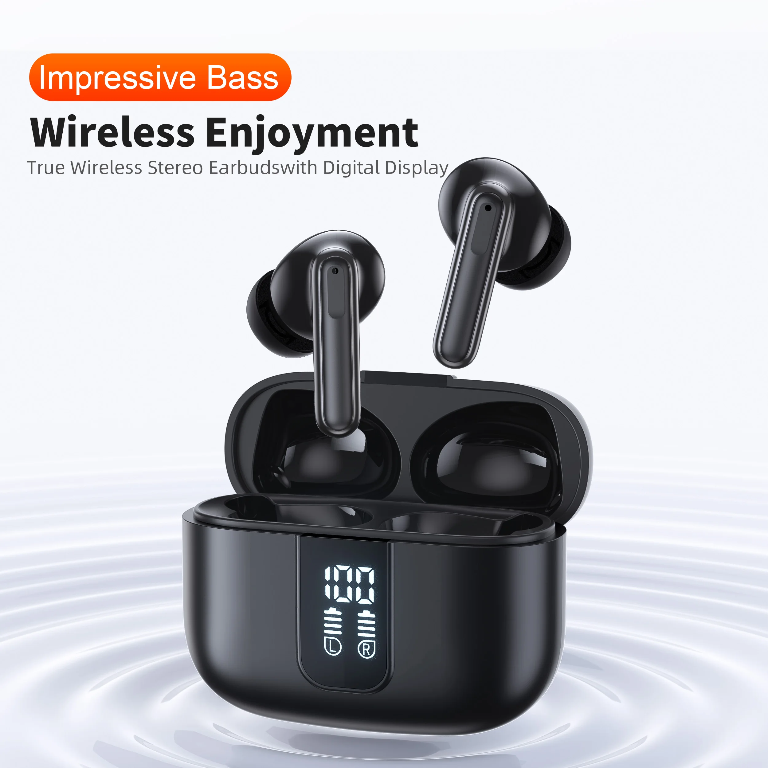 Qere E50 Four-microphone Enc Tws Headphone Wireless Earphone Earbud ...