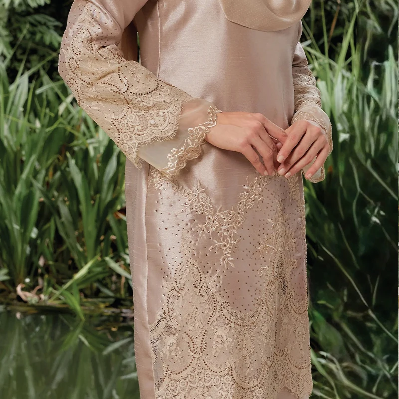 malaysia ladies dress Indonesian Malaysia Women Clothing Long Dress Arab Lady Robe Muslim Long  Skirt Elegant Print Skirt
