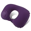 Flocking u pillow-dark purple