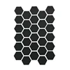 Hexagonal - Noir