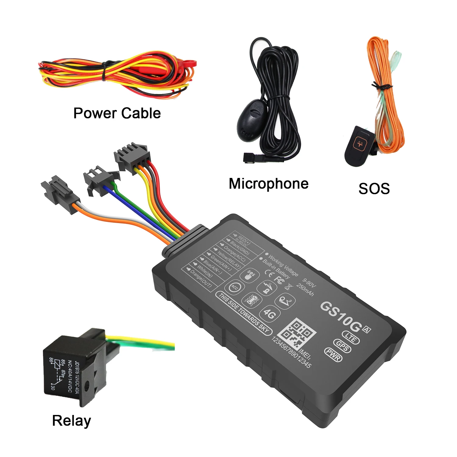 Real-Time 4G Vehicle GPS Tracker Smart Fleet Management Solution for Cars Live Fleet Tracking Device with 1 Year Roof Placement