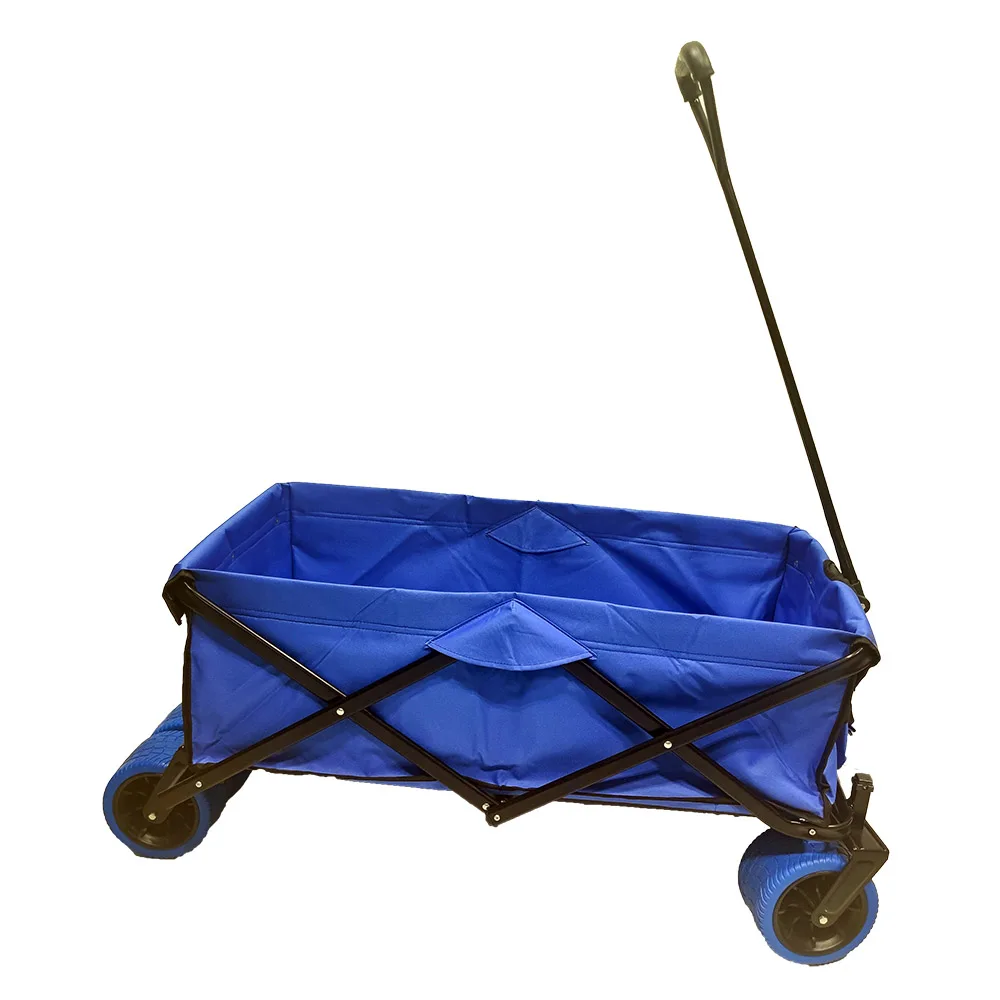 Folding Wagon Beach Carts Foldable Outdoor Garden Cart Folding Wagon