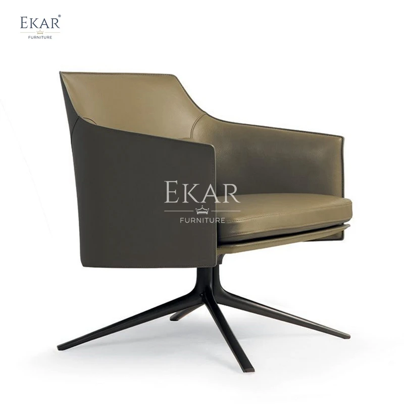 Modern Style Synthetic Leather Lounge Chair for Living Room Bedroom Hotel School Hospital Apartment Leisure Chair