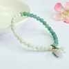 Green Myanmar Jade Bracelet 6mm FC2120801