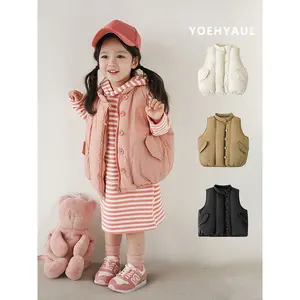 Big Children Vest Spring and Autumn Exotic Retro Embroidered Large Size Cardigan Vest Autumn Outer Wear Top for Girls