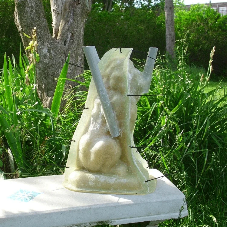 Moule à Porc En Latex Avec Renfort Plastique - 13x7.5 Cm - Pour Ciment/béton - Neuf