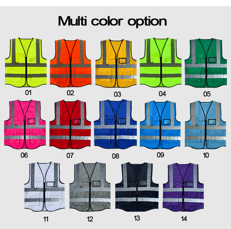 Светоотражающий Жилет высокой видимости рабочая одежда мотоциклетная велосипедная Спортивная уличная Светоотражающая светоотражающая