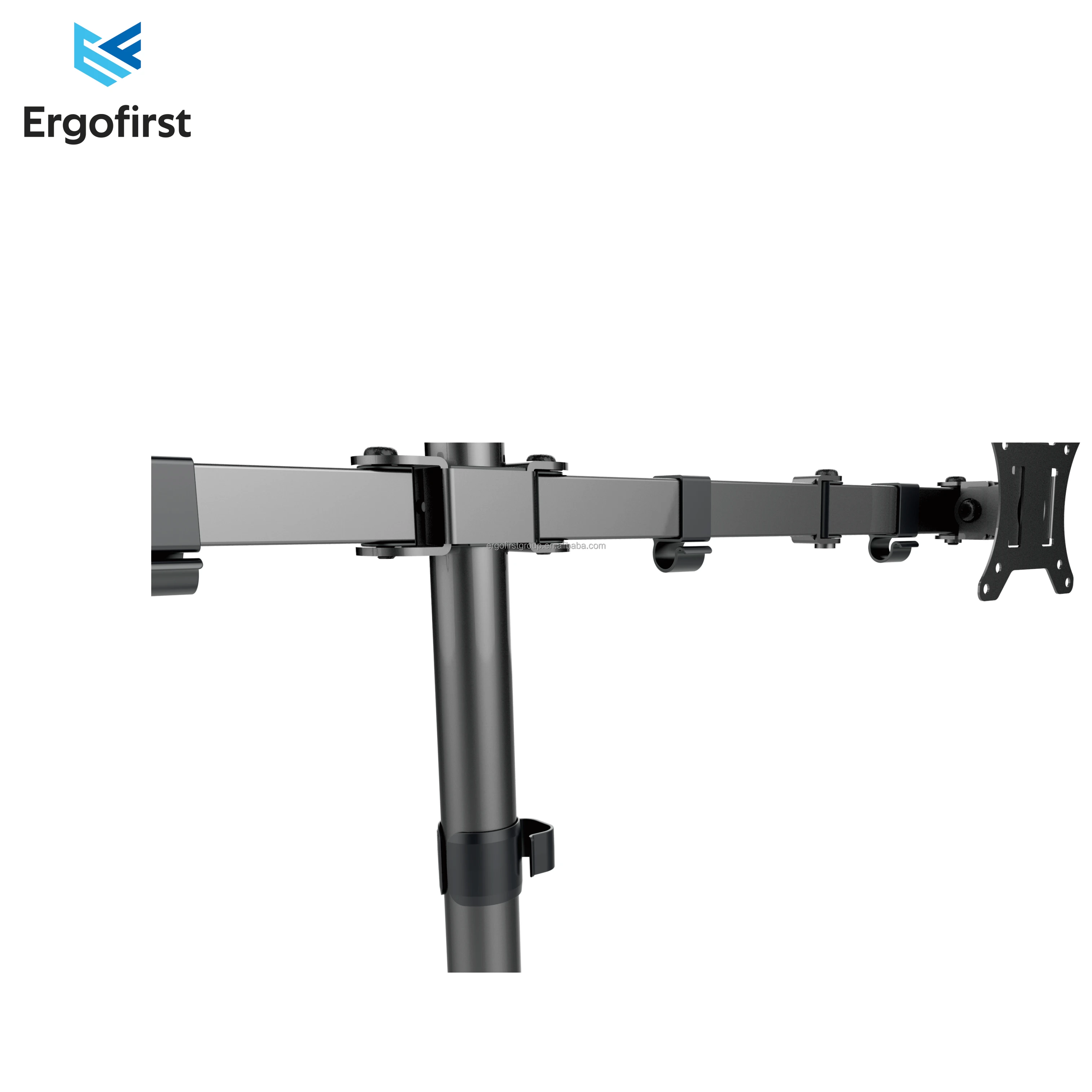 13'' To 32'' Adjustable Dual Desk Monitor Mount Stand With Clamp Double