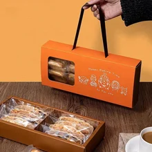 luxury Biscuit Candy packaging bag customization cute Portable food gift box Wholesale paper boxes for cookies