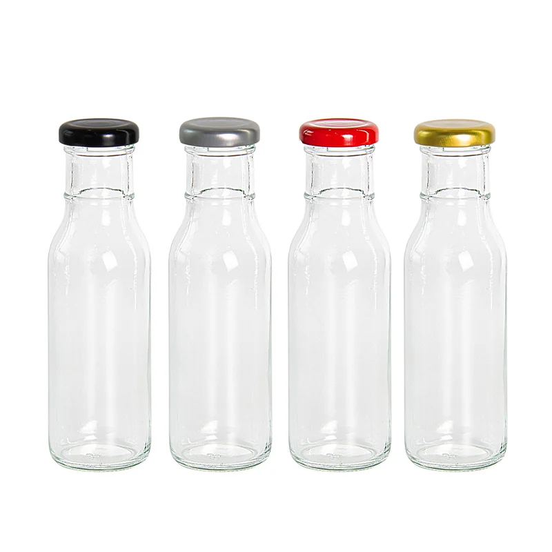 Source Nicebottles 8OZ 12 Oz 16OZ Clear Glass Beverage/Sauce