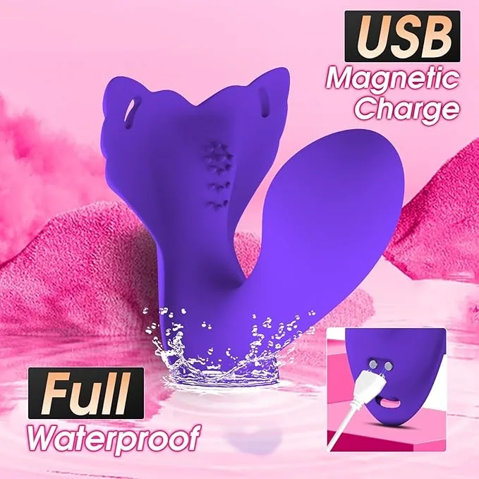 Smart Control Strap-on 9 Vibration Modes Outdoor Hidden 3 in 1 Wearable G Spot Stimulation Panty Butterfly Vibrators