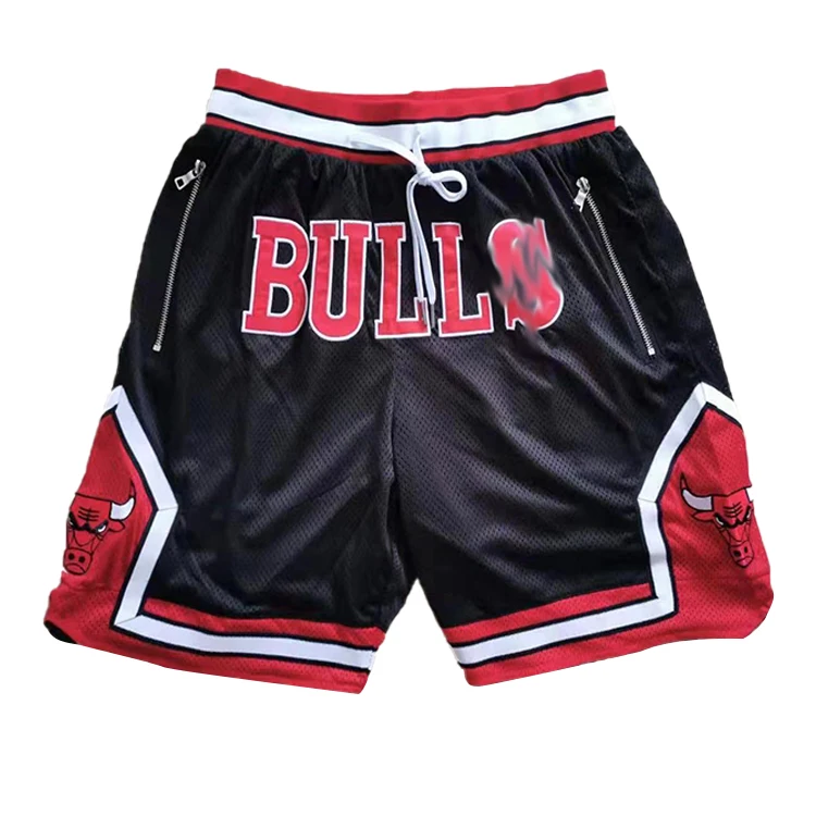 just don bulls shorts black