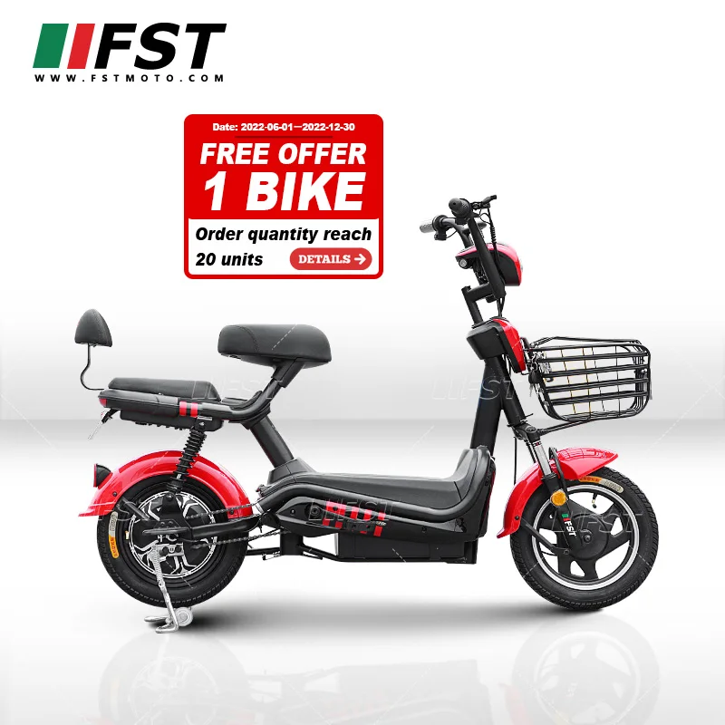 Cheap 350w Moped Scooter 48v 12ah Battery 30kmh Speed