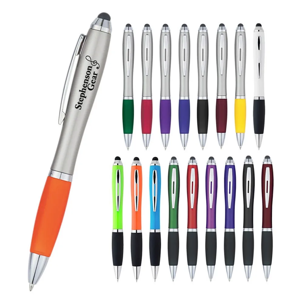 Diy Personalized Plastic Fat Stylus Ball Pen With Touchscreen Universal ...