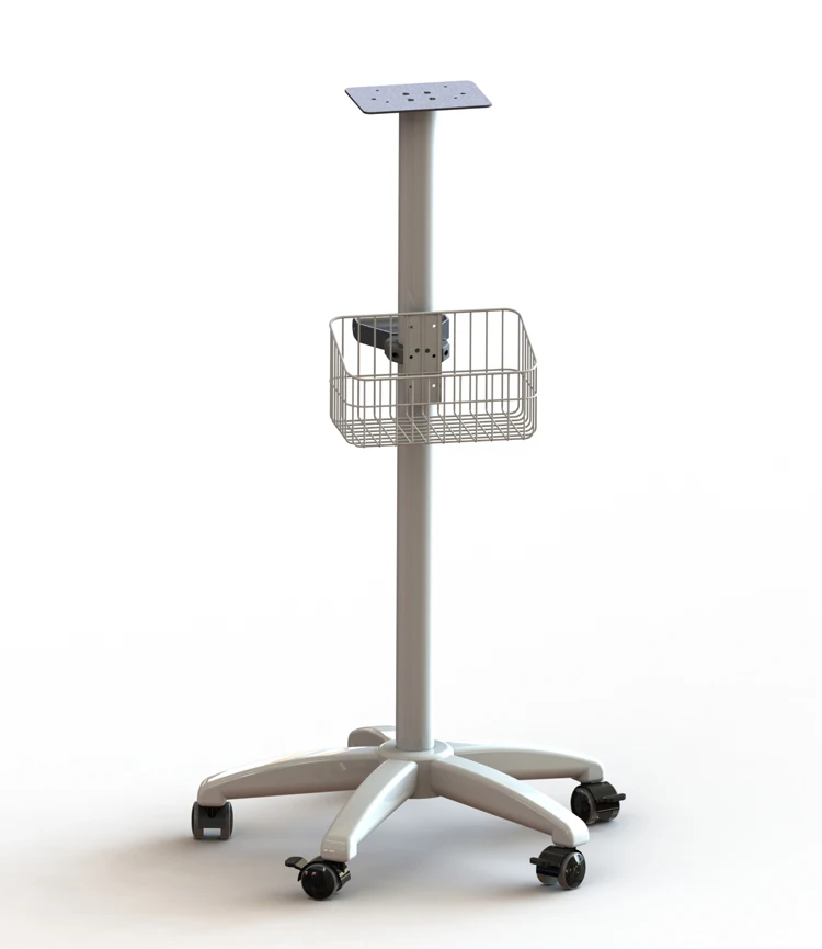 Custom Cabinet Specific Patient Monitor Stand As Hospital Trolly in Medical Tablet Cart
