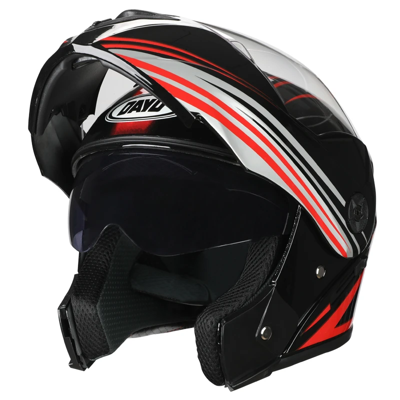 新しいオートバイヘルメットフルフェイスレーシングバイク