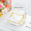 Diamond 2-layer plastic fruit plate (PVC lid) transparent