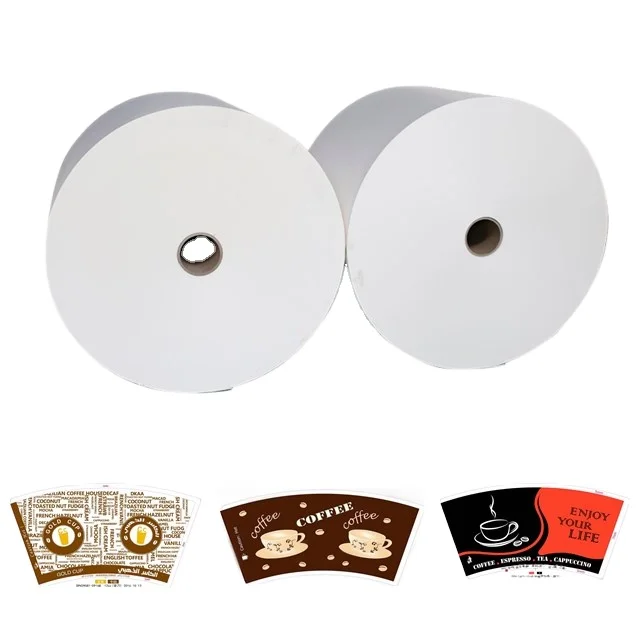 Распродажа с фабрики Биоразлагаемые pla изолированные бумажные стаканчики стены сырья рулон в наличии