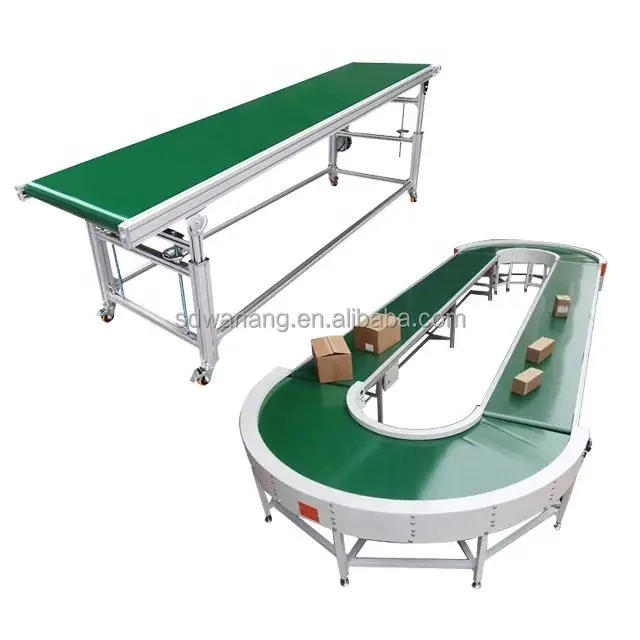 Elevator Modular Belt Conveyo Bucket Elevator Lifting Belt Conveyor ...