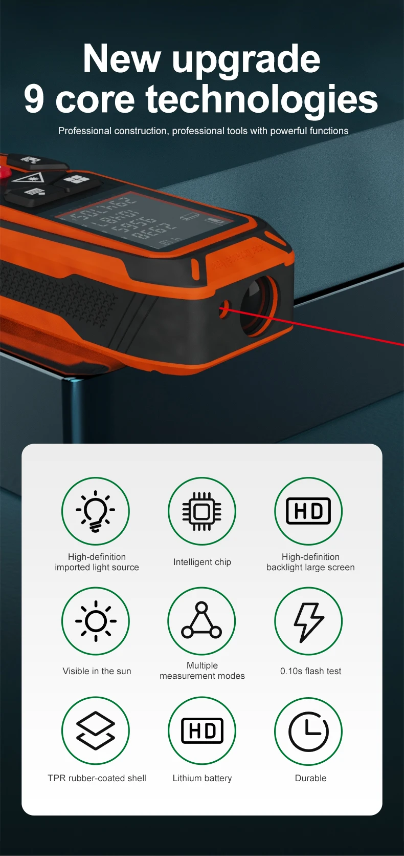 BTE C5 Laser Distance Meter - Precision Measurement Tool