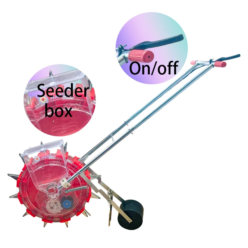 Manual Push Type Hans Farm Tools Small Farm Equipment for Precision Seeder Sowing Vegetable Machine