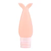 Botella Rellenable de Silicona Beige de 90ML