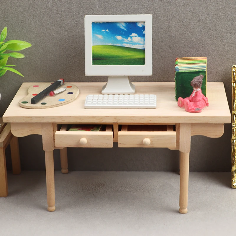 112 Wooden Dollhouse Miniature Furniture Modern Style Furniture Model