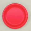 Plato rojo de 9 pulgadas * 10 unidades