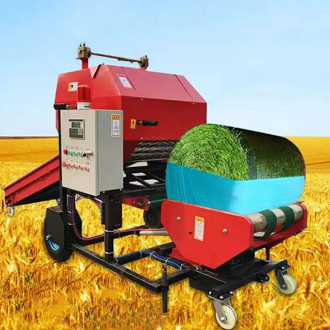 Stationary Hand Operated Hay Baler for Sale Agriculture Baler Machine, Grass Baler Machine for Small Grazing