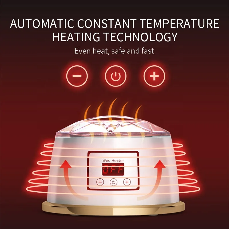 Бытовой горшок для плавления жемчужного белого воска, салонное оборудование, контроль температуры, устройство для удаления волос, нагреватель