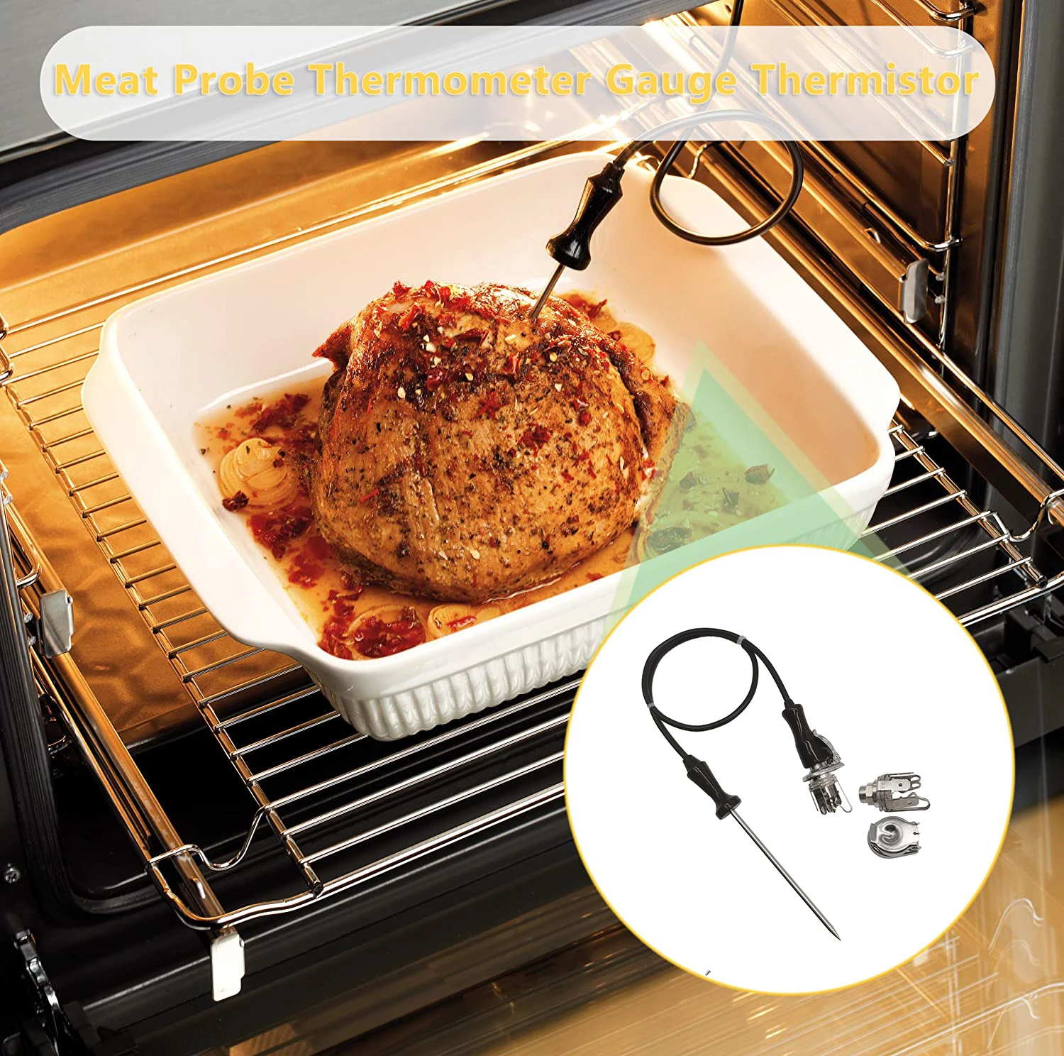 Use the temperature probe in your Samsung oven