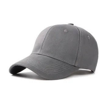 Plain Dark Grey Baseball Cap