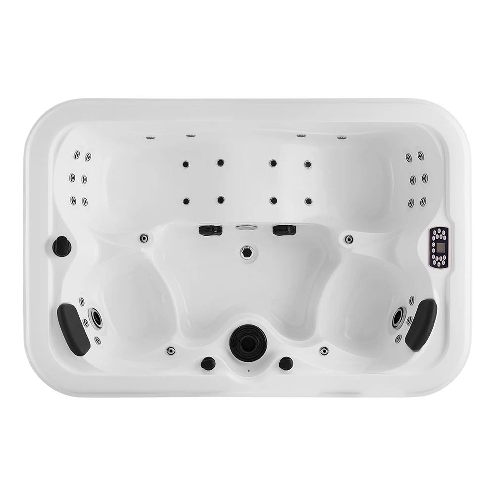 Freestanding Dubai Korean Sex Hot Tub 2 Loungers Outdoor Spa