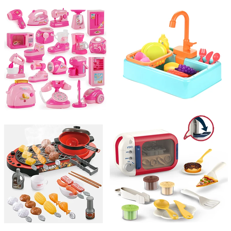 mini kitchen real cooking set