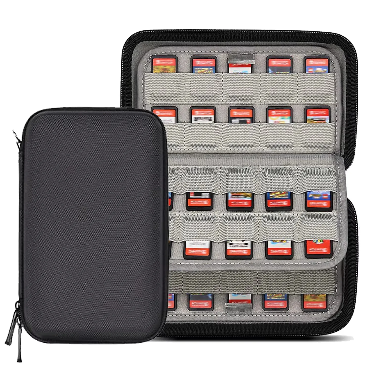 Laudtec Game Card Storage Bag Waterproof Shockproof Eva Hard Case Customized Logo Portable Organizer For Switch Sd Card Yxj41