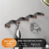 (Cylindrical) Gunmetal Gray 5-Hook