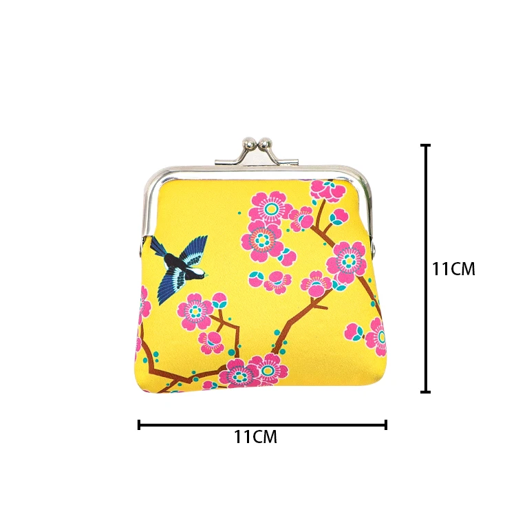 Настраиваемый Кошелек для монет с узором, Женская монетница, кошелек для мелочи kisslock