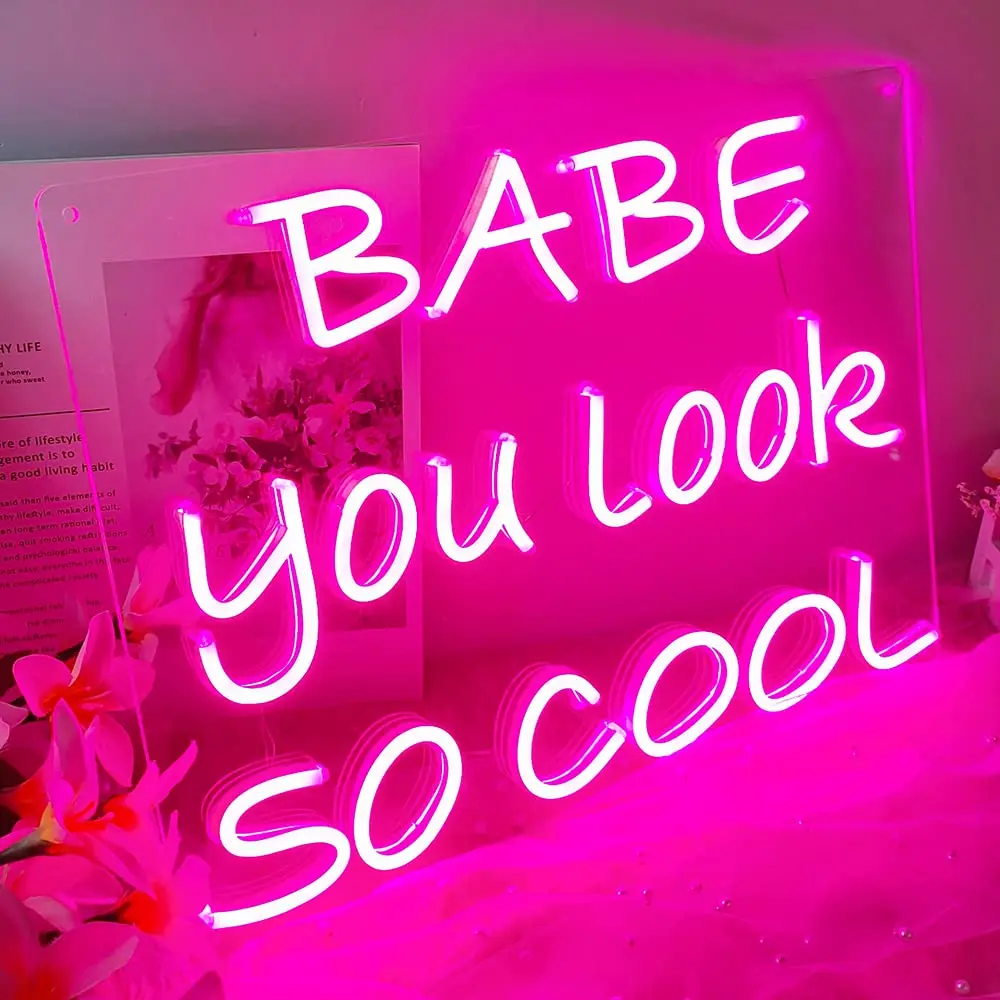 Rebow Fast Delivery High Quality Angle Wings Neon Sign Led Light for Sale Party Supplies