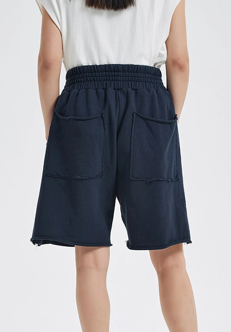Summer Essential 100% βαμβακερό ανδρικό σορτς με τσέπες Κοντό παντελόνι γυμναστικής Αθλητικό σορτς συν μέγεθος για άνδρες136_voghion.com