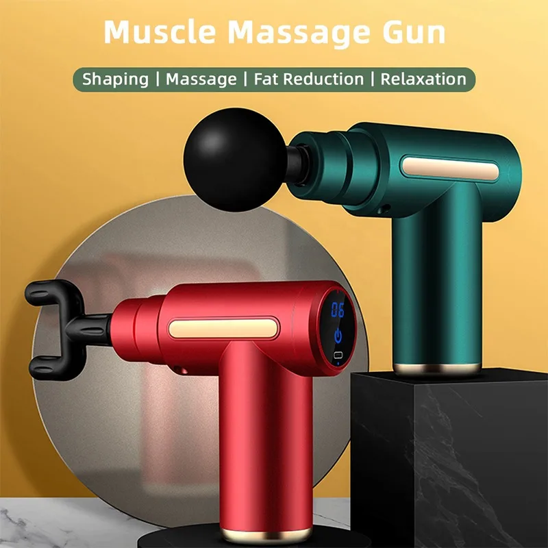 2022 Latest Electric USB Portable Deep Tissue Mini Vibration Massage Gun Booster Massage Gun