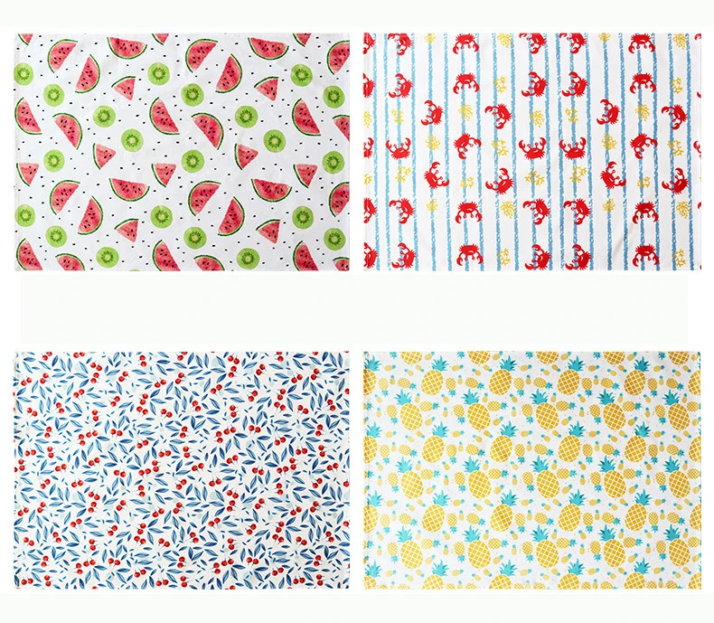 Custom Thickened Kitchen Tea Towels Cotton Napkins Cloth Cotton Printed Napkins