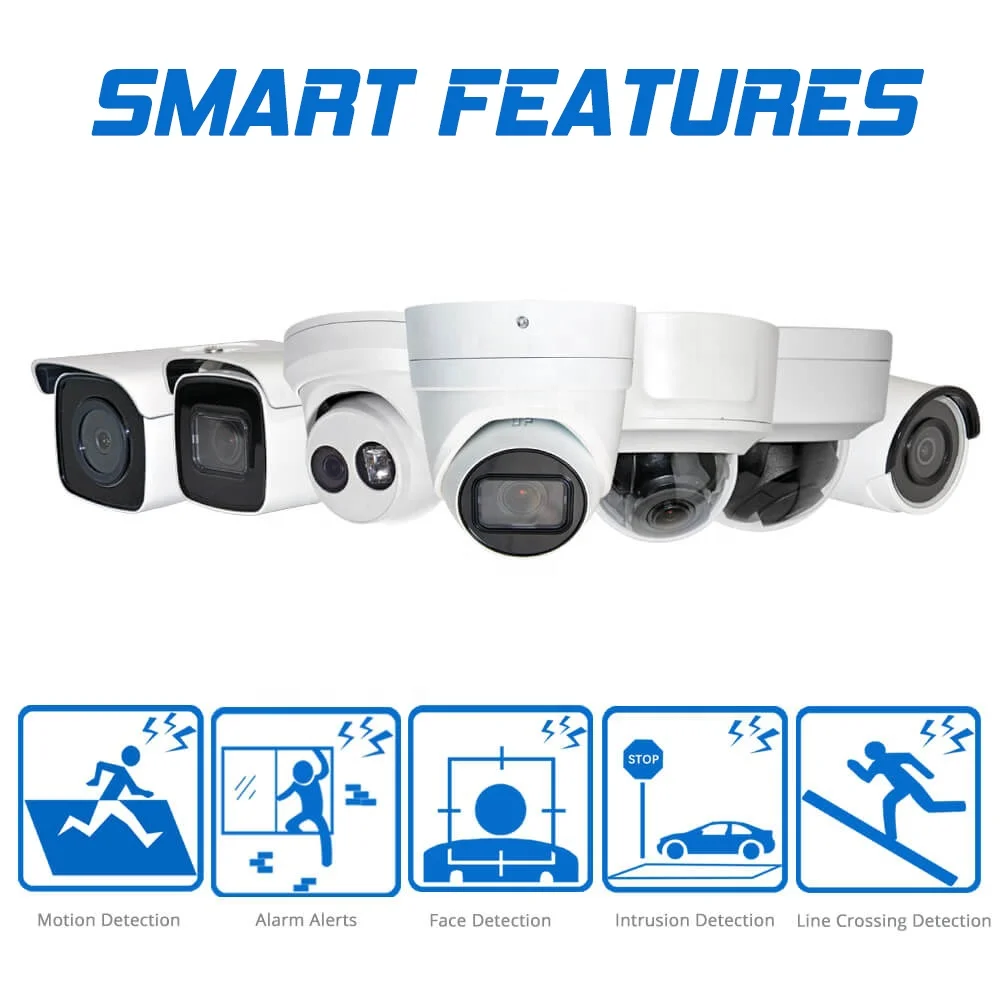 OEM HIK IPC Infrared 6MP 4MP 4K 8MP Network Video Outdoor IP67 PoE Home Surveillance Security System IP CCTV Camera