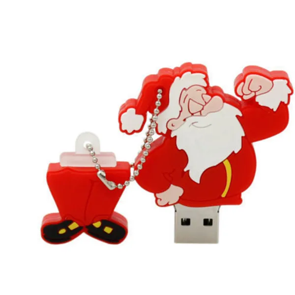 Customized PVC USB 2.0 Flash Pen Drive Thumb Drive for Christmas Gifts - ANKUX Tech Co., Ltd
